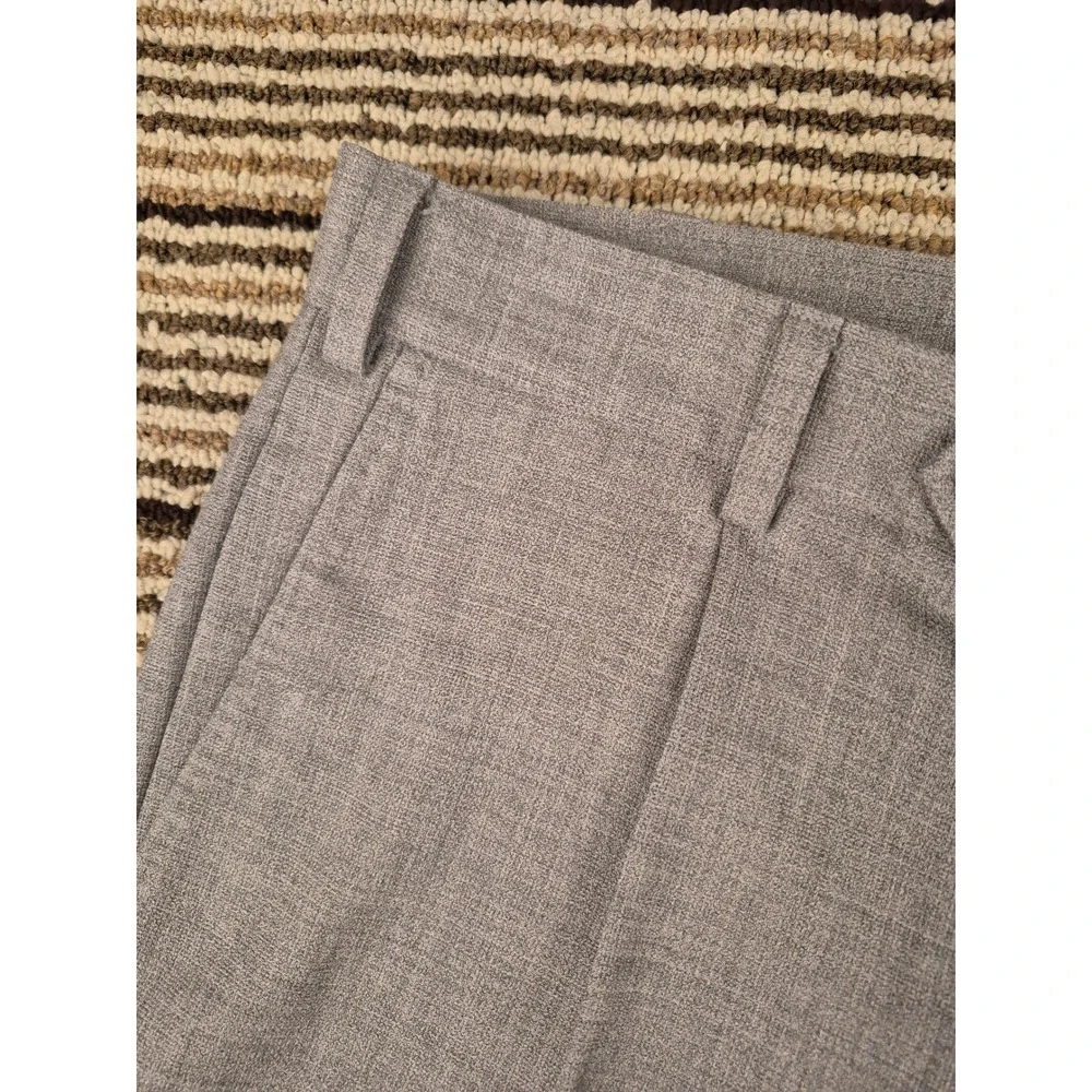Suitsupply Bennington Grey Pleated Cuffed Dress Shorts Extended Tab Waist Sz 32